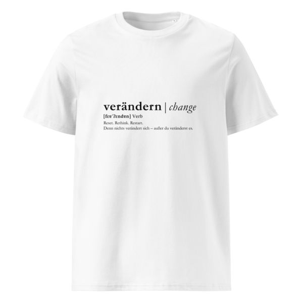 Woman verändern – Bio Baumwolle T-Shirt white
